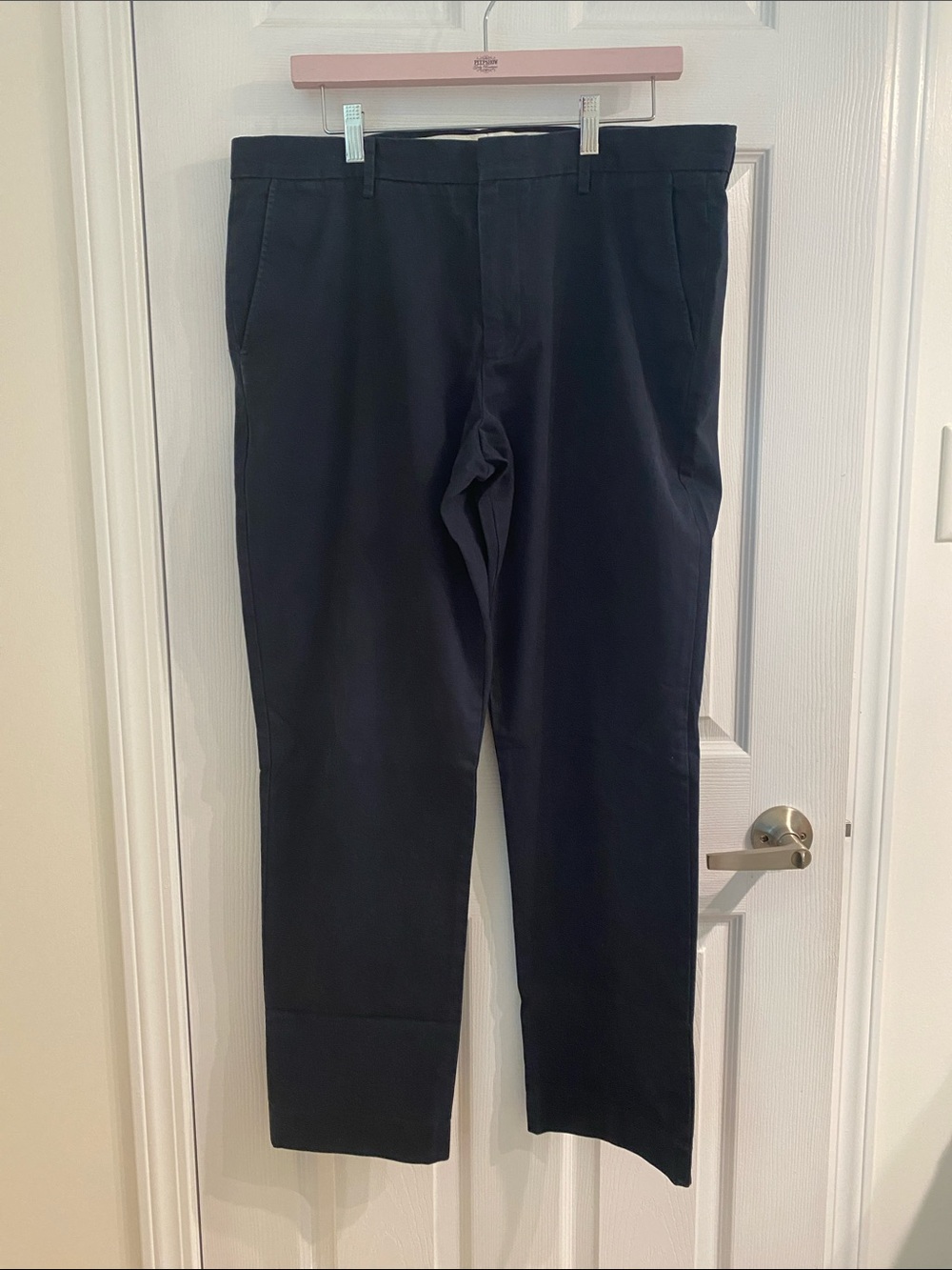 J. Crew Men's Bowery Chino Pants Navy Blue Size 36 x 31